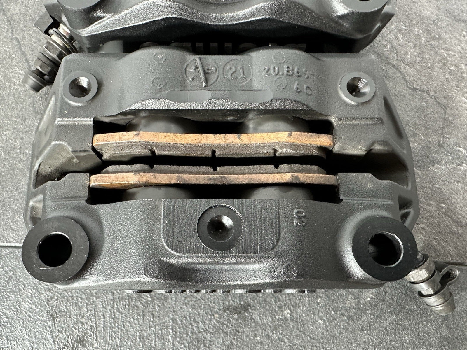 Aprilia RS660 2021 BREMBO Brake Calipers & Pads Only 6220 Miles 2022-2025 OEM
