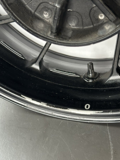 Yamaha MT07 ABS 2014 - 2017 Rear Wheel Rim Ever So Slightly Out Of Alignment OEM
