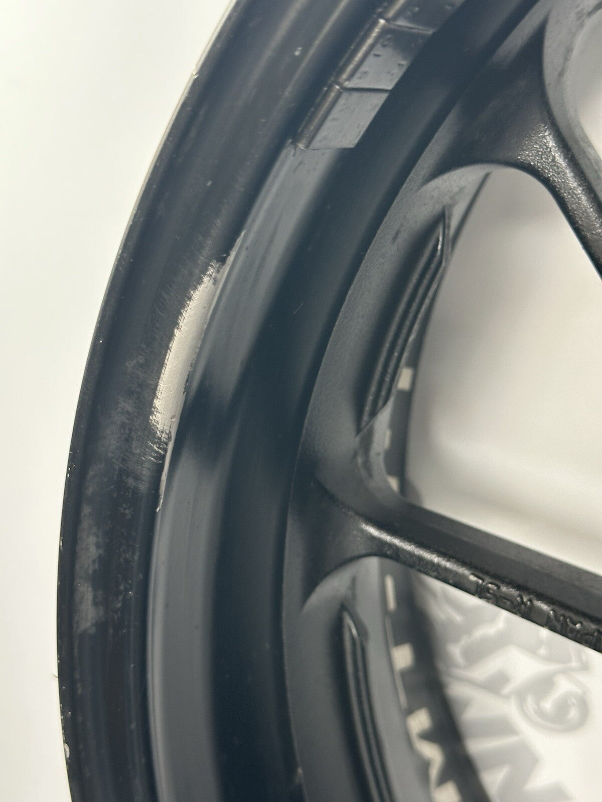Yamaha MT07 ABS 2014 - 2017 Rear Wheel Rim Ever So Slightly Out Of Alignment OEM