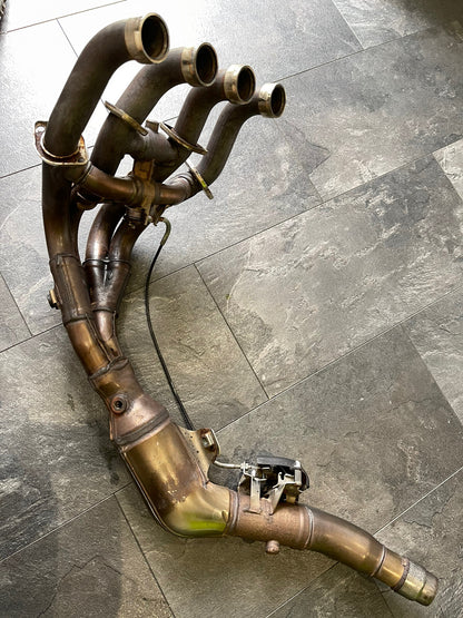 Suzuki GSXR 1000 2017 Downpipes Exhaust Cat 2018 AL7 2017-22 Only 5129 Miles