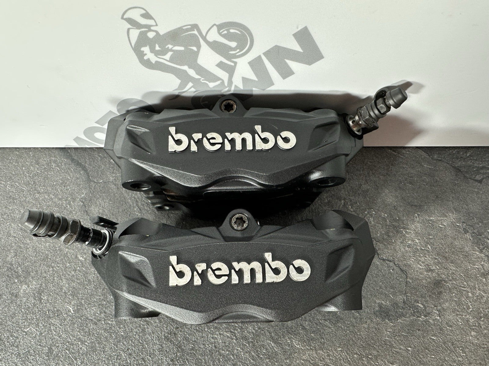 Aprilia RS660 2021 BREMBO Brake Calipers & Pads Only 6220 Miles 2022-2025 OEM