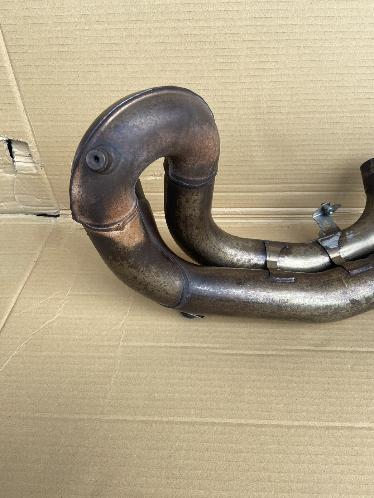 Ducati exhaust header collector Exhaust Centre 848 1098 1098S 57012606B OEM