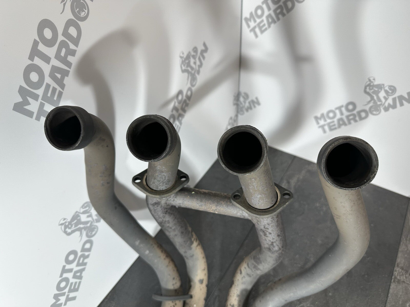Suzuki GSXR 1300 2016 HAYABUSA Downpipes Manifold Exhaust Headers 18408 Miles