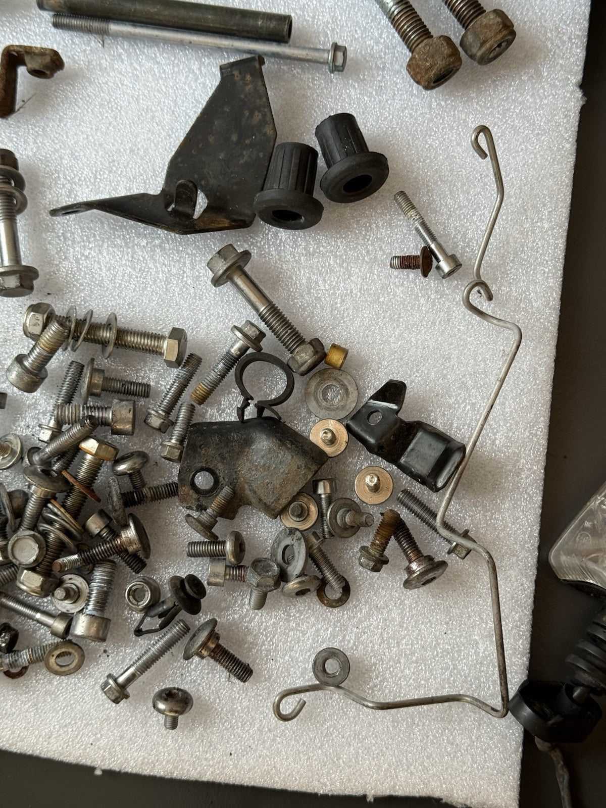 TRIUMPH STREET TRIPLE 675R Job Lot NUTS BOLTS SPARES Job Lot 17,009 Miles OEM