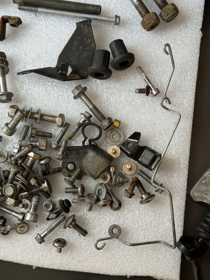 TRIUMPH STREET TRIPLE 675R Job Lot NUTS BOLTS SPARES Job Lot 17,009 Miles OEM