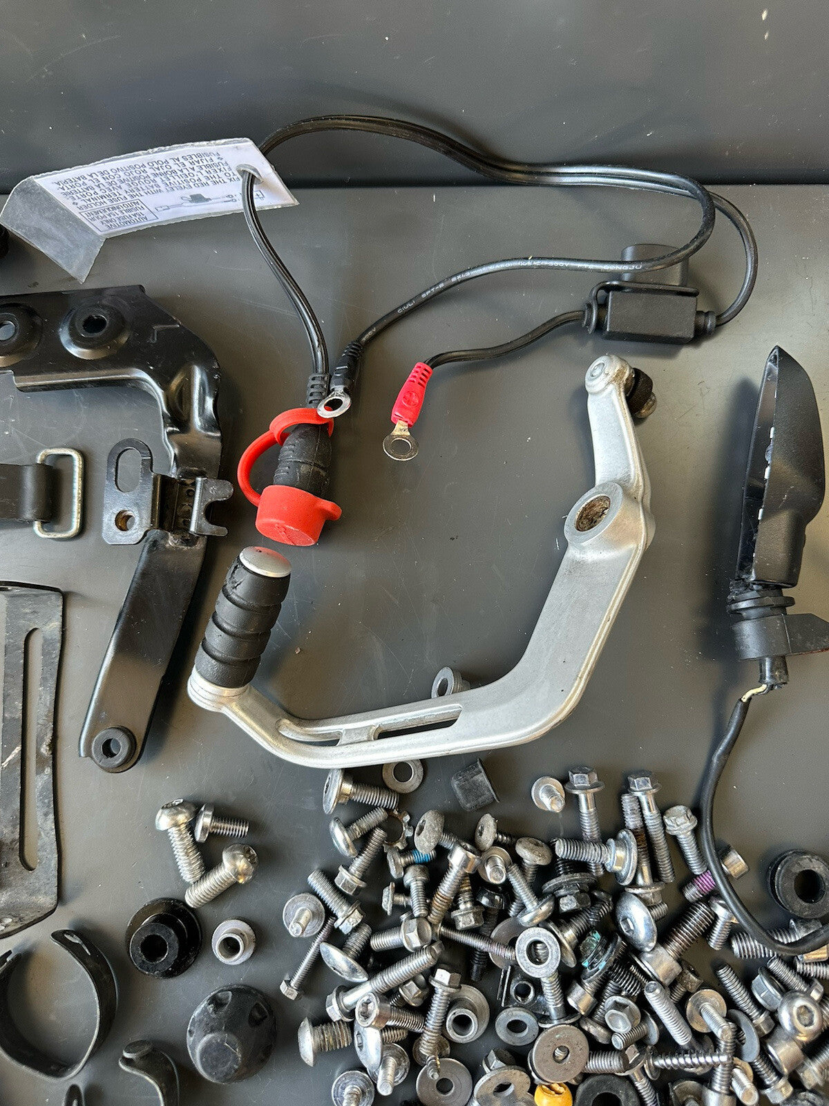 Triumph Street Triple 765RS Bolts Various Job Lot Mixed Nuts Bolts Brackets 2017