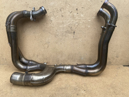 APRILIA TUONO V4 1100 FACTORY HEADERS DOWN PIPES Aprilia Exhaust System OEM 2018