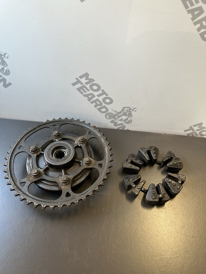 Triumph Street Triple 765R 765RS rear sprocket carrier And Cush Drives OEM 2017-