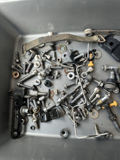 TRIUMPH STREET TRIPLE 675 Job Lot NUTS BOLTS SPARES Job Lot 8382 Miles OEM 2010