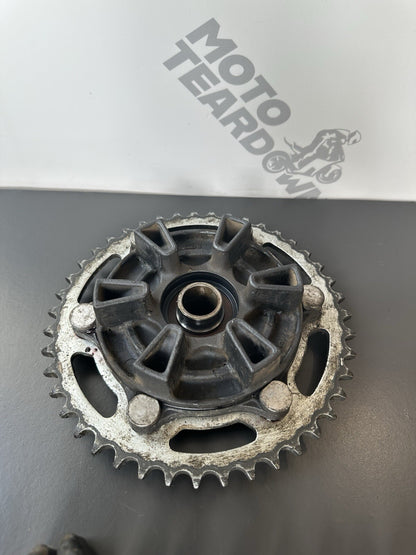 Honda CBR1000RR Fireblade 2008 13,752 miles rear sprocket carrier And Cushdrives
