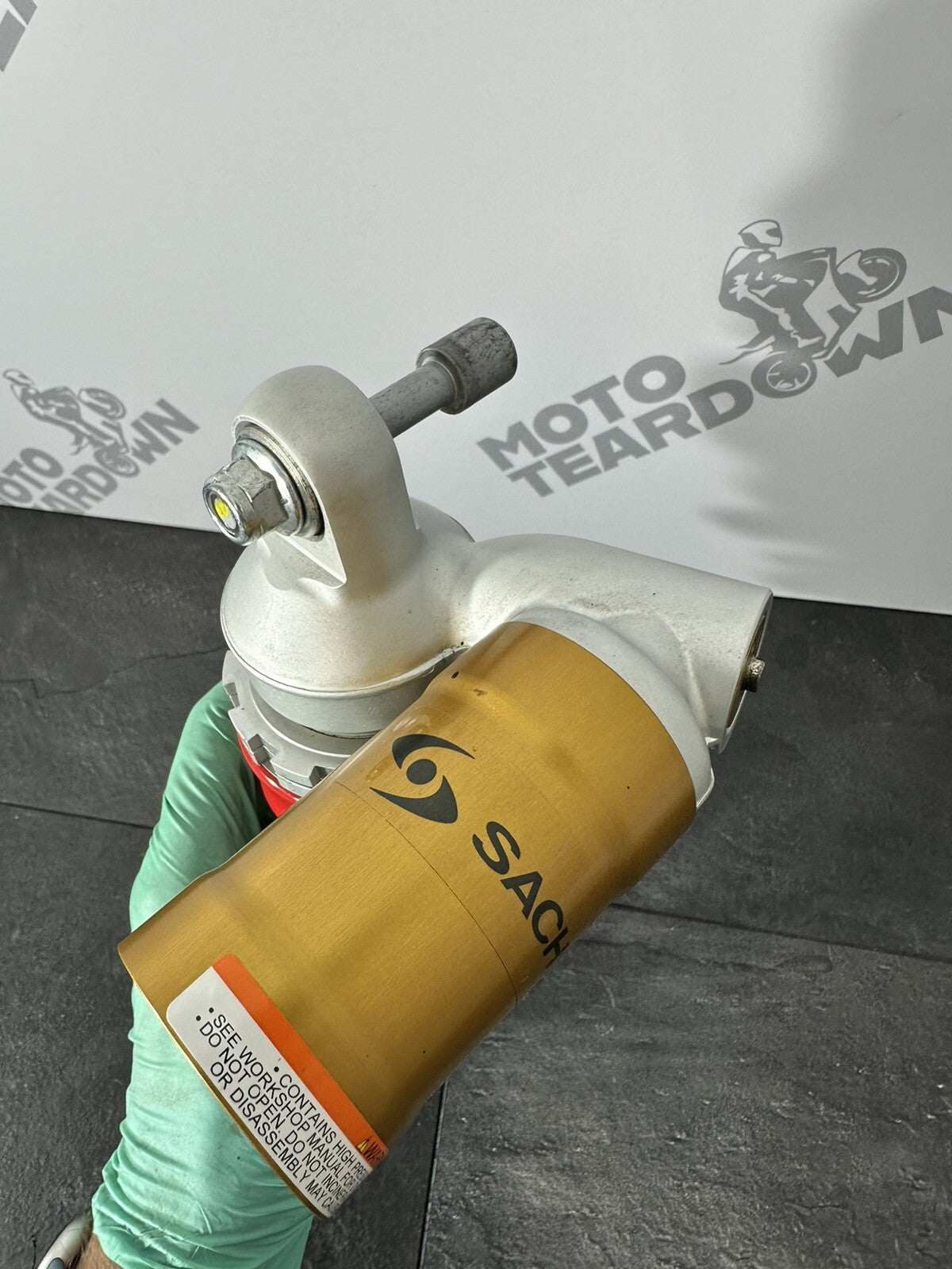 Aprilia Tuono V4 1100 2021 SACHS Rear Shock Absorber 6606 Miles 2022-2024 OEM