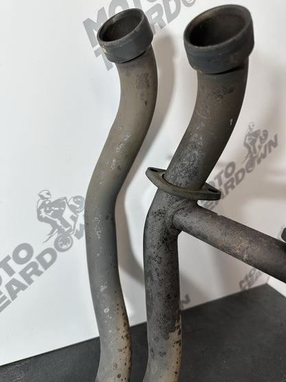 Suzuki GSXR 1300 2016 HAYABUSA Downpipes Manifold Exhaust Headers 18408 Miles