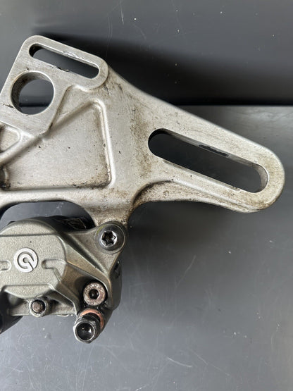 KTM 1190 RC8 R 2009-10 BREMBO REAR BACK BRAKE CALIPER & MOUNT