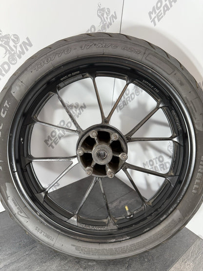 Yamaha YZF R125 R 125 2014 Front Rear Wheels Pair & Tyres 26983 Miles 2008-2018