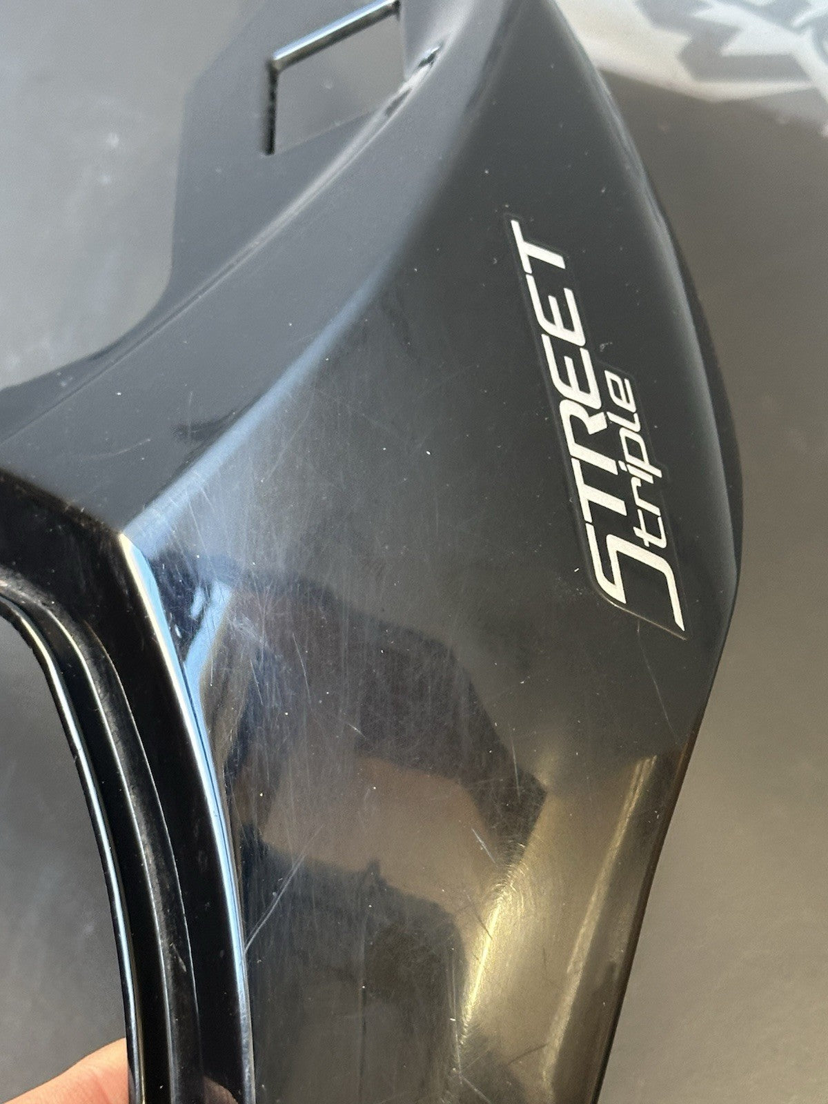 Triumph Street Triple 765R Right Rear Tail Cover Fairing Side Panel T2303729 OEM