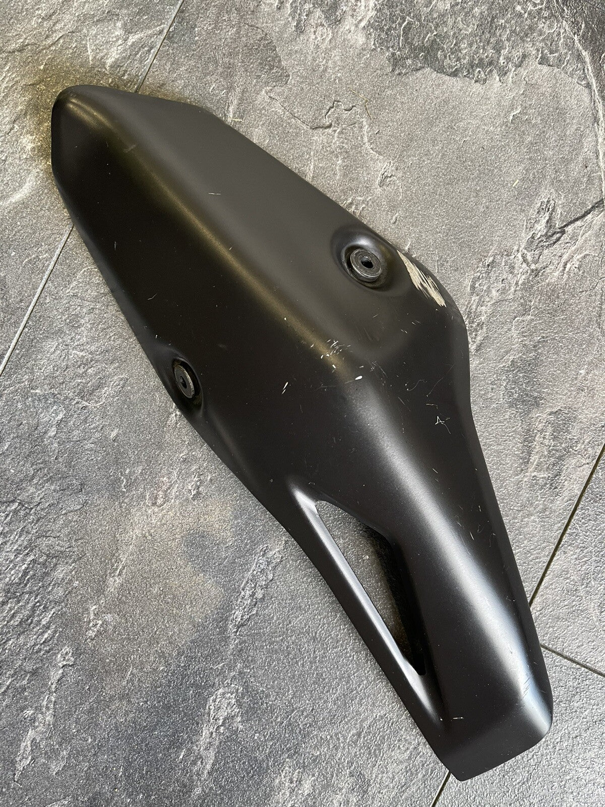 Kawasaki Ninja ZX10R 2017 Exhaust End Can Heat Shield 16125 Miles 2016-2018 OEM