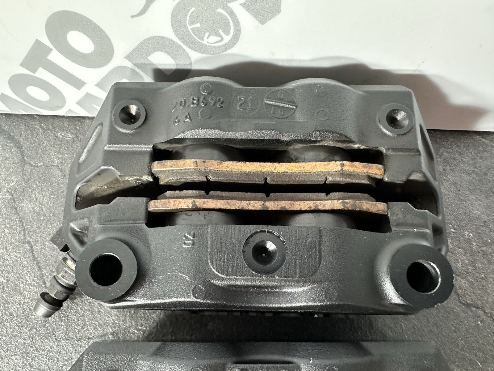 Aprilia RS660 2021 BREMBO Brake Calipers & Pads Only 6220 Miles 2022-2025 OEM
