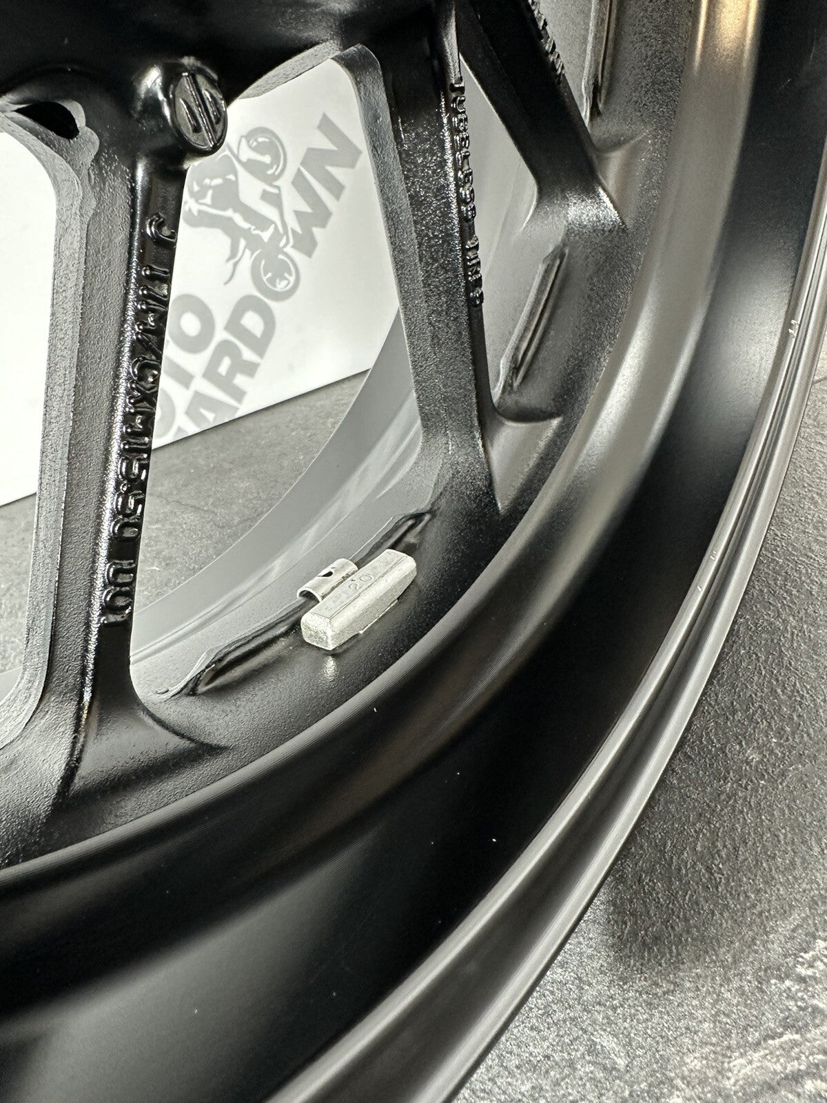 Yamaha R7 690 2024 Rear Wheel Rim Black Only 1784 Miles 2022 2023 OEM MT07