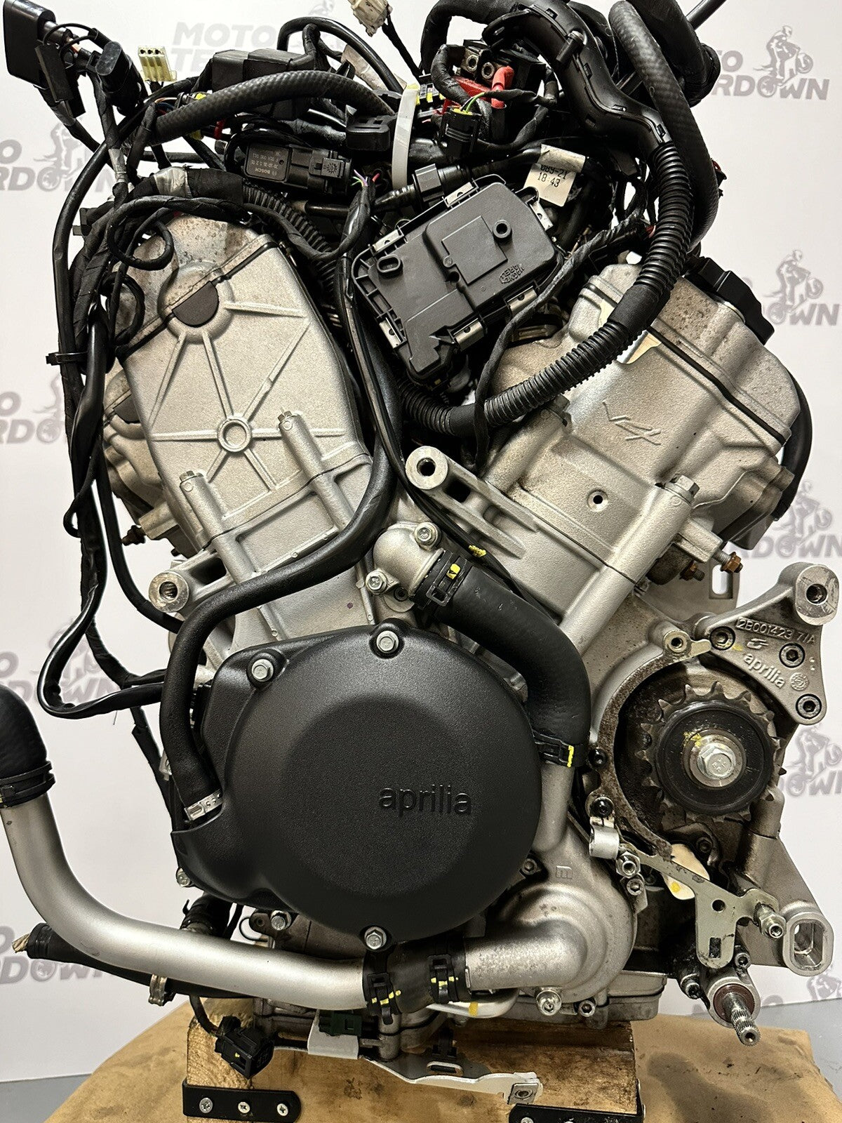 Aprilia Tuono V4 1100 Factory 2021 Engine Wiring Loom Throttle Bodies 6606 Miles