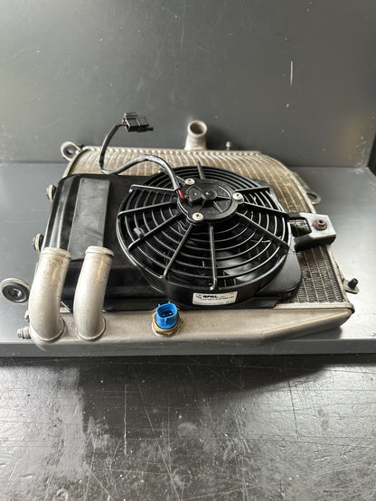 KTM 1190 RC8 Radiator And Fan 69035010033 KTM 1190 Radiator And Fan OEM 2010