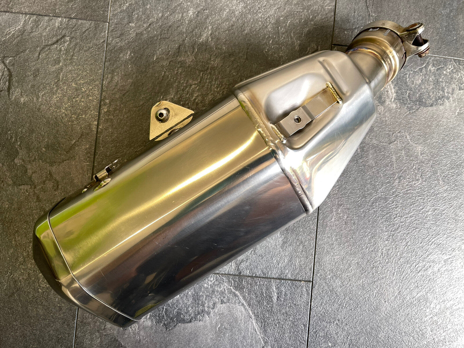 Kawasaki Ninja ZX10R 2017 Exhaust End Can Muffler 16125 Miles 2016-2018 OEM