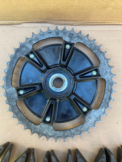 Yamaha MT-07 ABS rear sprocket carrier And Cush Drives MT07 Rear Sprocket OEM