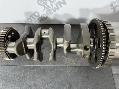Triumph Street Triple 765 R 2017 Crankshaft & Alternator Rotor 18498m 2018-2021