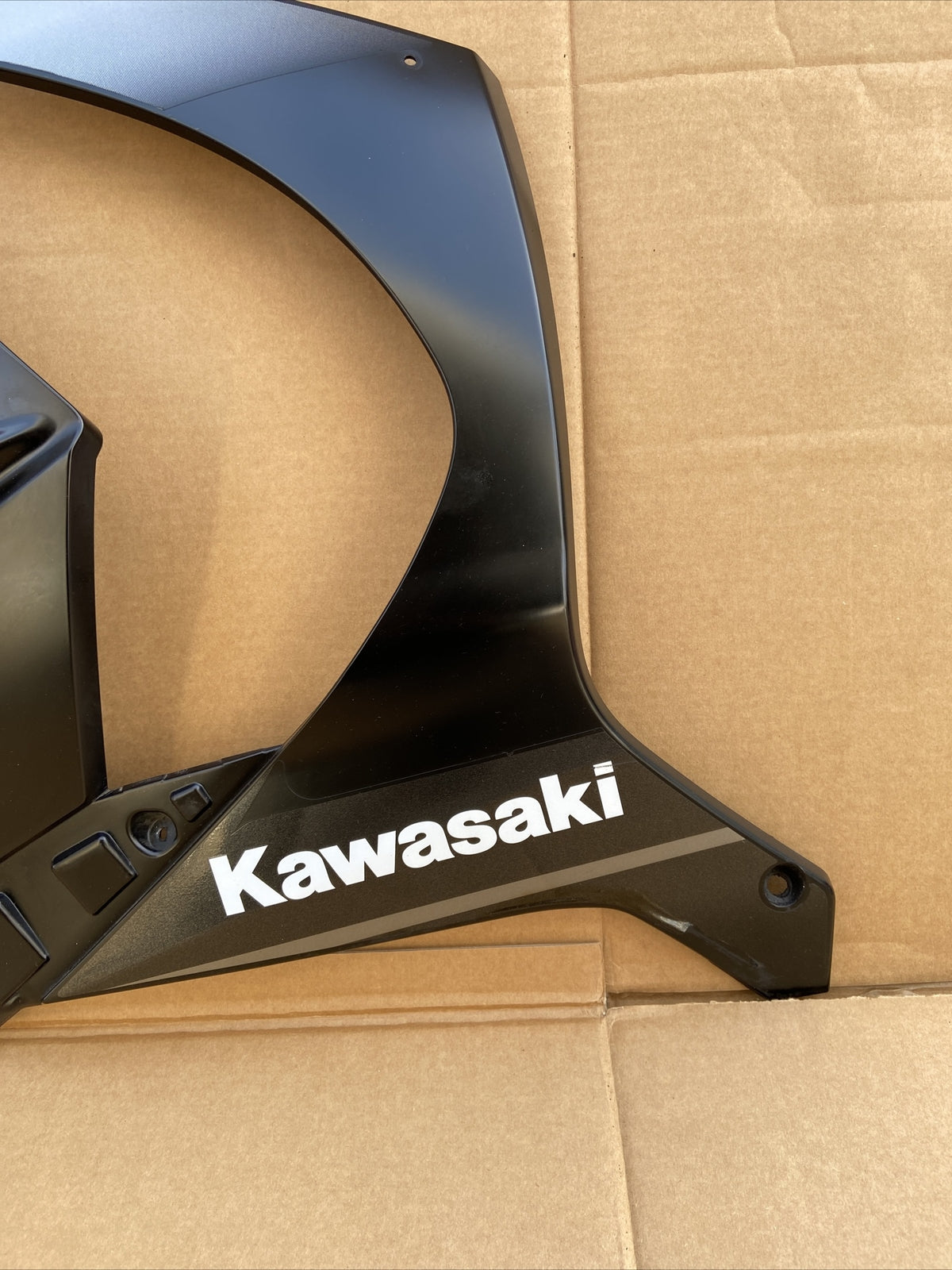 KAWASAKI ZX10R Left Fairing trim left hand black  ZX10R Left Fairing 2014 OEM