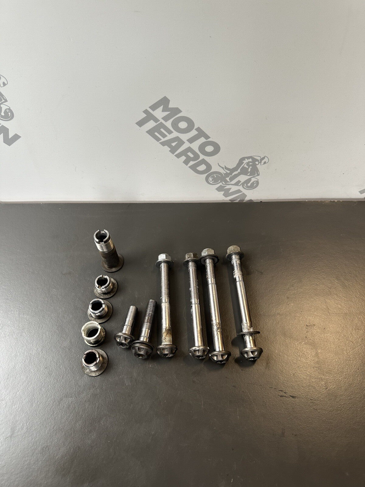 Triumph Speed Triple 1050 RS 2018 - 2020 Engine Mount Bracket & Bolts OEM