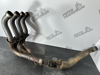 Suzuki GSXR 1000 2014 Exhaust Downpipes Header Pipes 22774 Miles 2009-2016 OEM