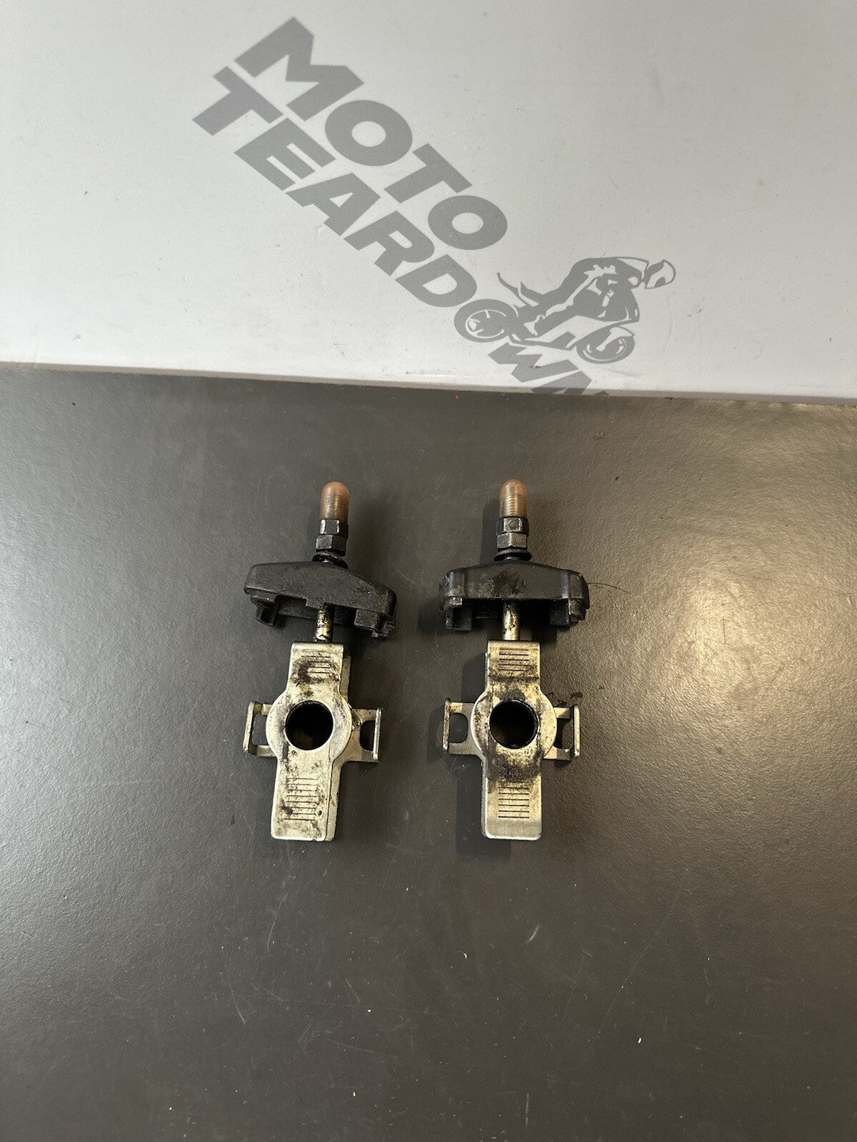 YAMAHA MT-03 REAR WHEEL CHAIN ADJUSTERS Yamaha MT03 Chain Adjusters OEM 2020-