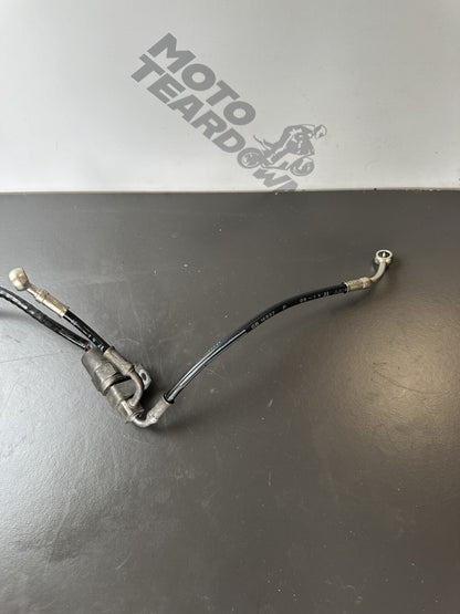 Triumph Speed Triple RS 1050 rear ABS valve and pipework T2026075 OEM 14,558 Mil