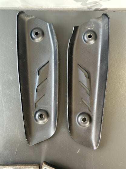 Triumph Street Triple 765RS 765R S Radiator End Plates Brackets 2017-2019 *GREY*