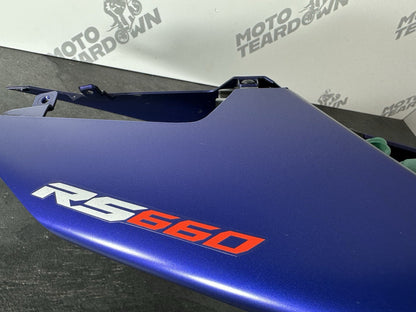 Aprilia RS660 2021 Left Right Rear Side Seat Fairings 6220 Miles 2022-2025 OEM