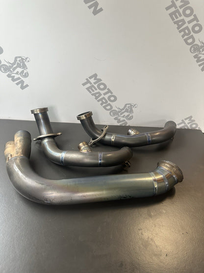Motorcycle Exhaust Front Header Pipe Slip On Modified For ADV Duke 790