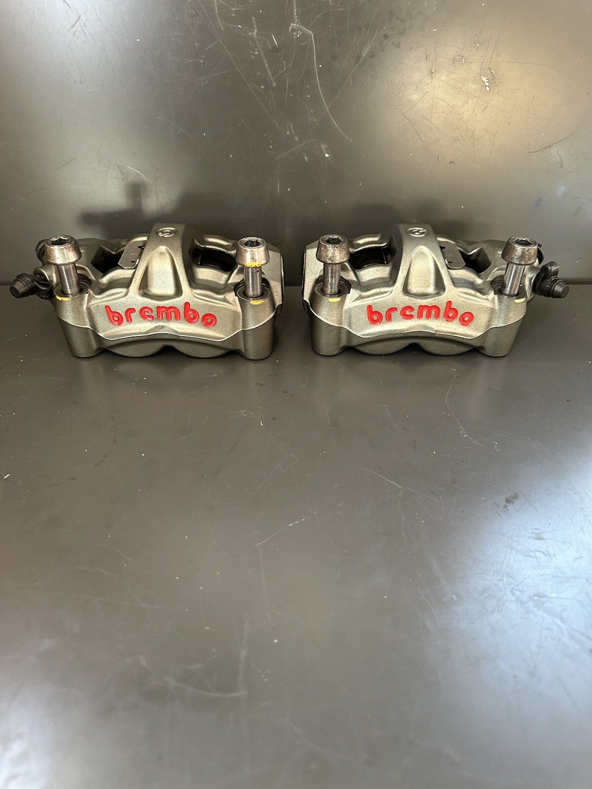 Triumph Street Triple 765 RS BREMBO FRONT BRAKE CALIPERS Brembo M50 100mm Brakes