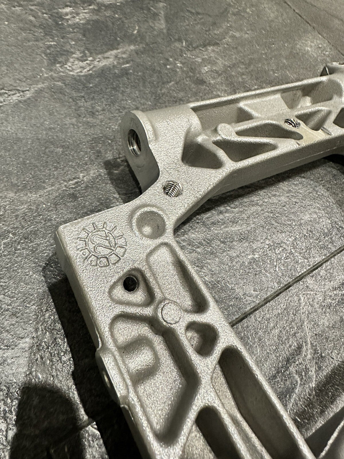 Ducati Multistrada V4 Pikes Peak 2022 Central Plate Frame Mount Bracket 2023 OEM