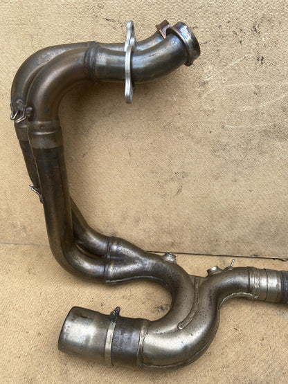APRILIA TUONO V4 1100 FACTORY HEADERS DOWN PIPES Aprilia Exhaust System OEM 2018