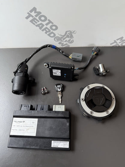 Triumph Trident 660 Lock Set ECU ignition lockset Immobiliser 2021-2024 OEM