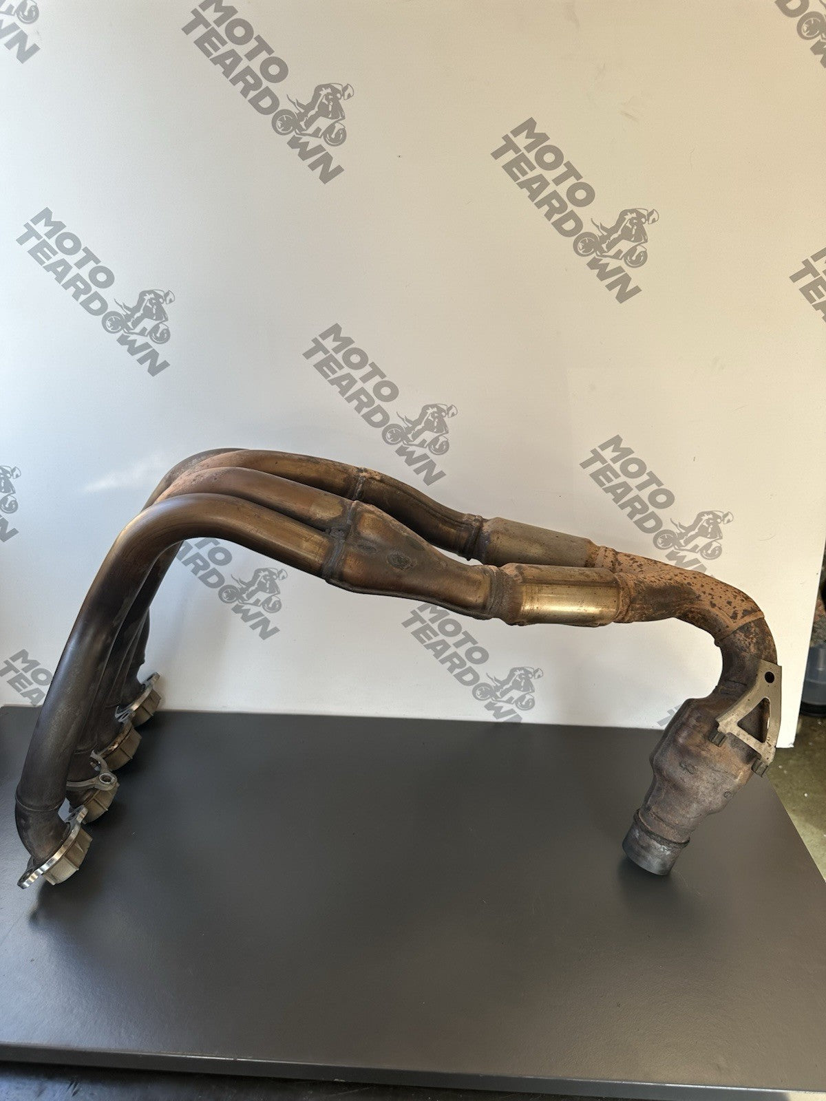 HONDA CBR1000RR FIREBLADE EXHAUST DOWNPIPES YEAR 2004 2005 OEM DOWNPIPES