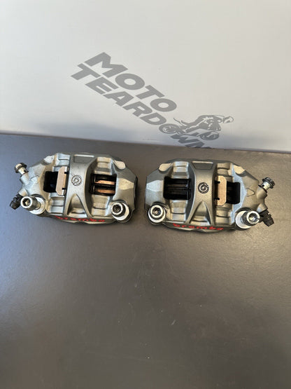 Aprilia Tuono V4 Factory BREMBO FRONT BRAKE CALIPERS Brembo M50 100mm Brembo