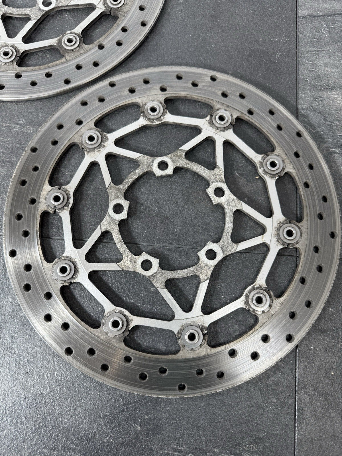 Triumph Street Triple 765 RS 2021 BREMBO Front Brake Discs 21650 Mile 2020-2022