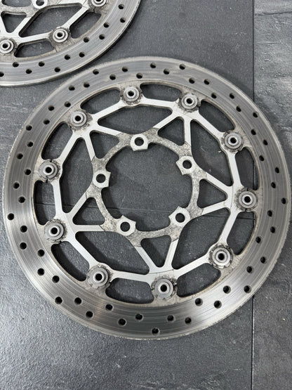 Triumph Street Triple 765 RS 2021 BREMBO Front Brake Discs 21650 Mile 2020-2022