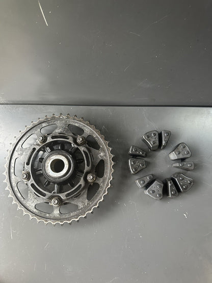 YAMAHA MT-09 SP Rear Hub & Sprocket With Cush Drives 2022 MT09 SP Rear Sprocket