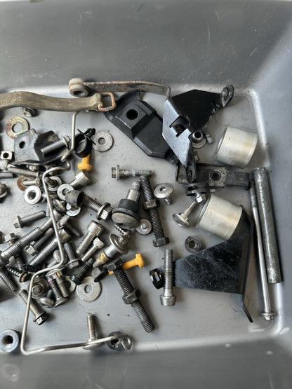TRIUMPH STREET TRIPLE 675 Job Lot NUTS BOLTS SPARES Job Lot 8382 Miles OEM 2010
