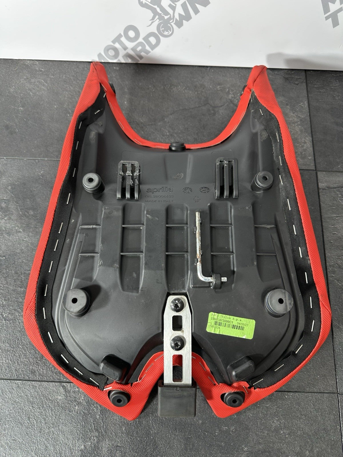 Aprilia RS660 2021 Seat Riders Seat RED Only 6220 Miles 2022-2025 OEM
