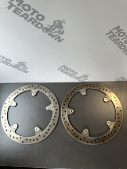 BMW S1000R Brembo FRONT BRAKE DISCS PAIR Brembo Brake Discs OEM BREMBO DISCS