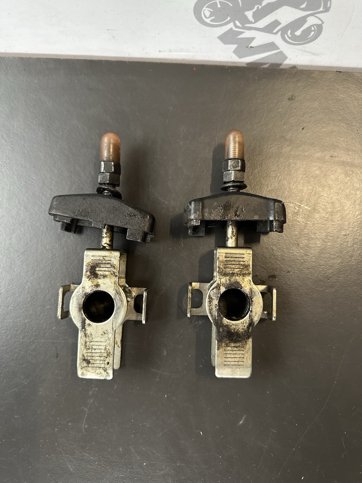 YAMAHA MT-03 REAR WHEEL CHAIN ADJUSTERS Yamaha MT03 Chain Adjusters OEM 2020-