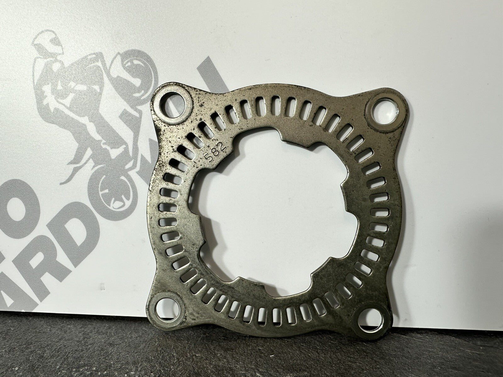 Kawasaki Z800 2016 Rear ABS Phonic Disc Ring Rotor 12691 Miles 2013-2018 OEM