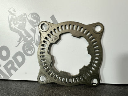 Kawasaki Z800 2016 Rear ABS Phonic Disc Ring Rotor 12691 Miles 2013-2018 OEM